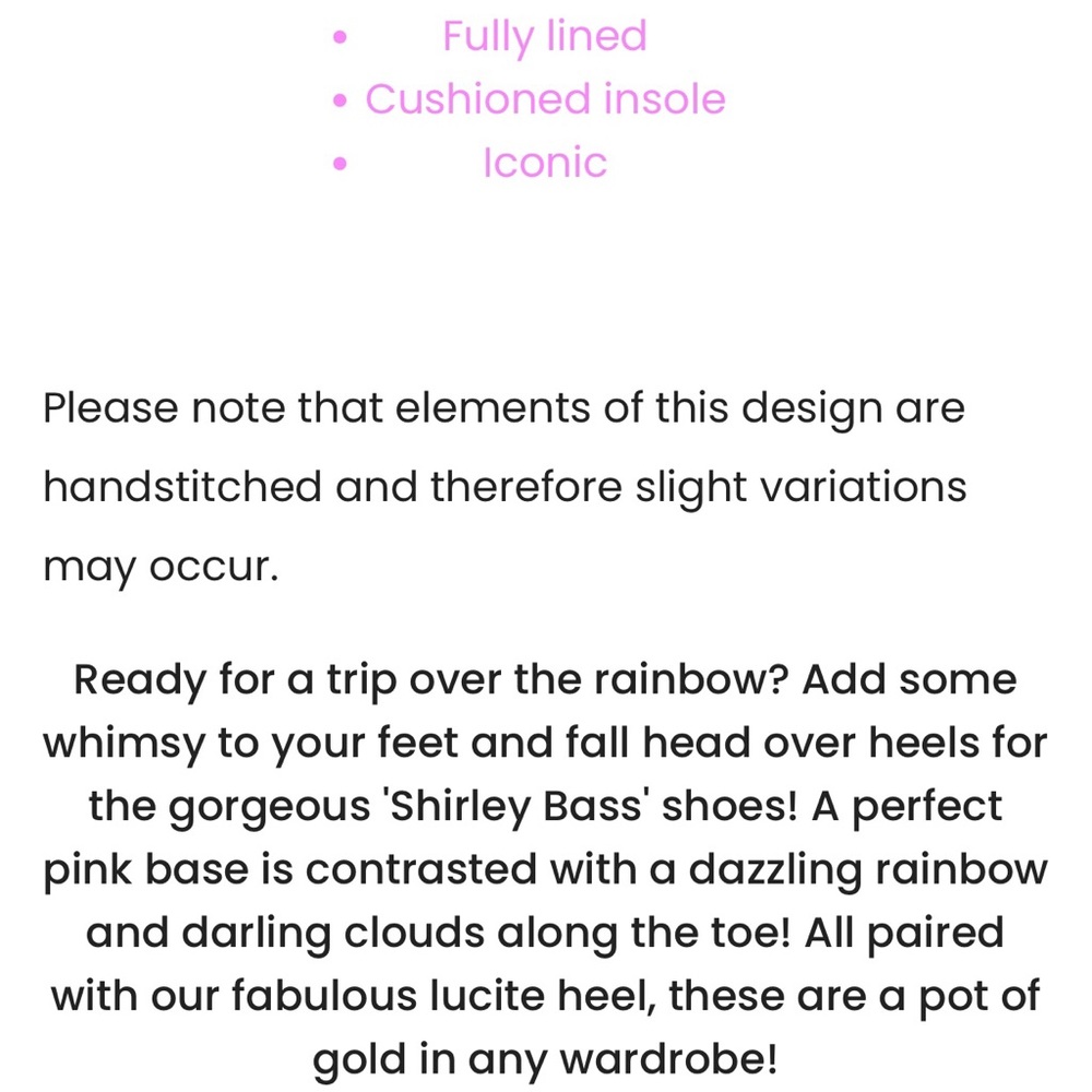 Irregular Choice rainbow cloud shoes, 39 (8) Shirley Bass - Picture 6 of 10